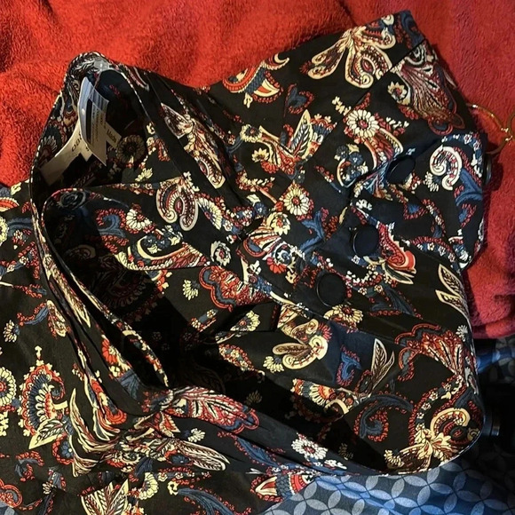 ba&sh Cassi Paisley Printed Mini Skirt Sz Small New - Picture 12 of 16